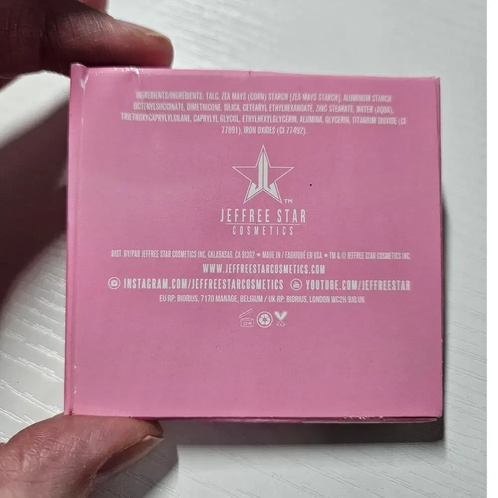 Jeffree Star Cosmetics Eyeshadow Glamour Shot ~ New ~ Ivory White